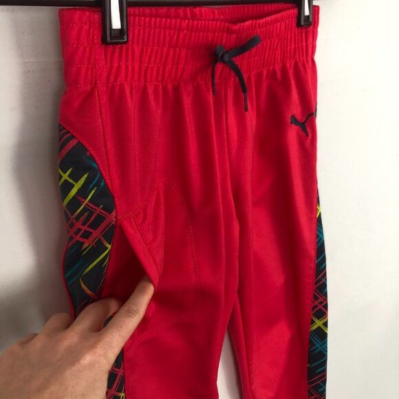 Puma Pink Athletic Sweatpants Girls Size Small - Picture 3 of 7